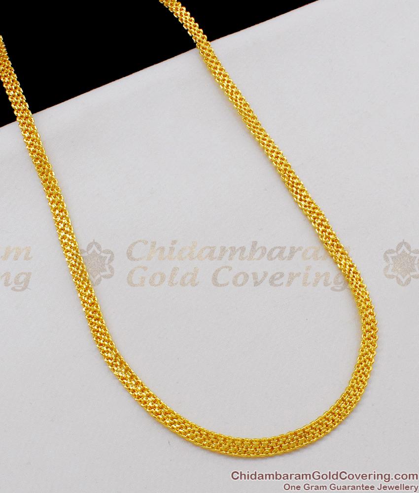 CGLM04 - 24ct Thick Gold Plated Jewely Delhi SP Net Chain Mens Model