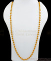 CDAS11-LG 30 inches South Indian Jewelry Beaded Gold Chain Jewelry