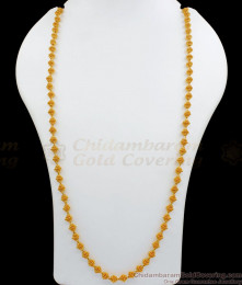 CDAS11-LG 30 inches South Indian Jewelry Beaded Gold Chain Jewelry CDAS11-LG 30 inches South Indian Jewelry Beaded Gold Chain Jewelry