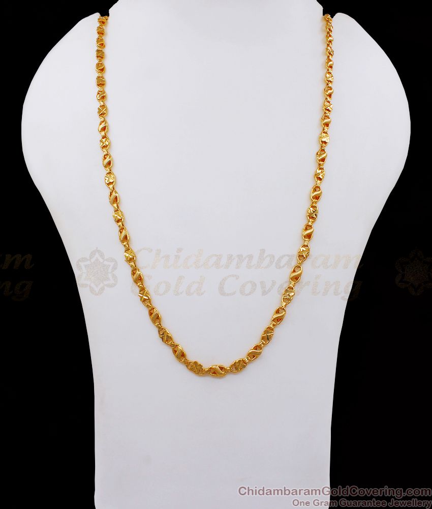 CDAS19 Stylish Bridal Wear One Gram Gold Chain Shop Online