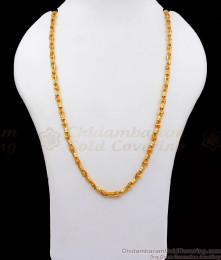 CDAS23 New Cylindrical One Gram Gold Chain Daily Wear Shop Online CDAS23 New Cylindrical One Gram Gold Chain Daily Wear Shop Online