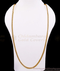 CDAS36-Lg 30 Inch Long Plain One Gram Gold Thali Chain Daily Wear Design For Women