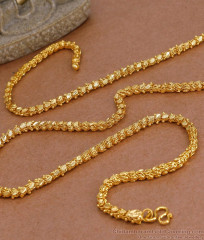 CDAS39 Buy Trendy Gold Plated Oval Cut Chain Design For Women Fashion