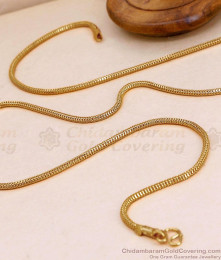 CDAS43 Light Weight Daily Wear Gold Plated Snake Chain Online