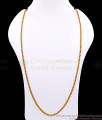 CGLM100-Lg 30 Inch Long One Gram Gold Chain Mens Occasional Wear Collections Shop Online