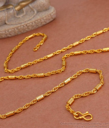 CGLM109 24K Gold Chain For Men Designs Online
