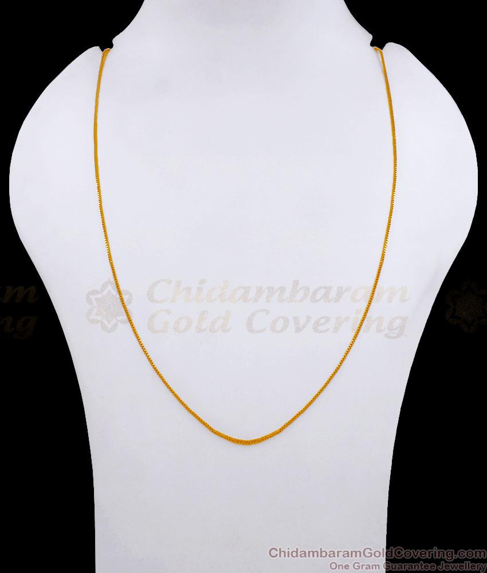 Regular Gold Chain CGLM112 Very Thin Cubic Design Gold Chain For Regular Use