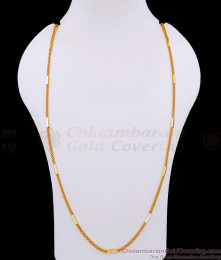 CGLM126-Lg 30 Inch Long One Gram Gold Square Cutting Chain Shop Online CGLM126-Lg 30 Inch Long One Gram Gold Square Cutting Chain Shop Online