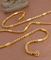 CGLM128-Lg 30 Inch Long Trendy Box Type Gold Imitation Chain Design Online
