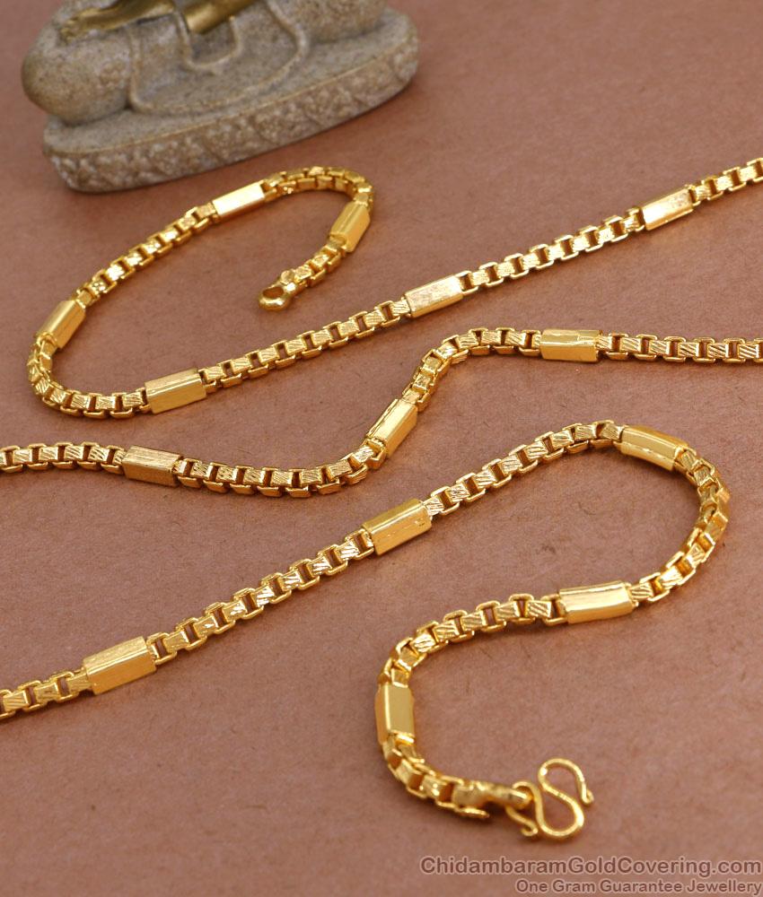 CGLM128-Lg 30 Inch Long Trendy Box Type Gold Imitation Chain Design Online CGLM128-Lg 30 Inch Long Trendy Box Type Gold Imitation Chain Design Online
