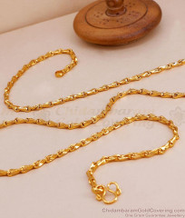 CGLM129 Buy Daily Wear Gold Imitation Wheat Chain Design Shop Online