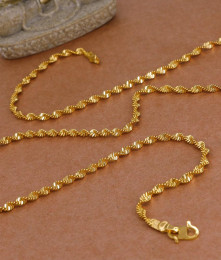 CGLM138 Regular Wear One Gram Gold Spiral Chain Design Shop Online CGLM138 Regular Wear One Gram Gold Spiral Chain Design Shop Online