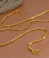 CGLM140 Buy Light Weight Micro Gold Plated Wheat Chain Design For Regular Use