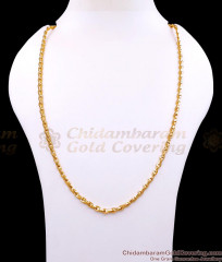 CGLM141 Plain One Gram Gold Wheat Chain Design For Everyday Use CGLM141 Plain One Gram Gold Wheat Chain Design For Everyday Use