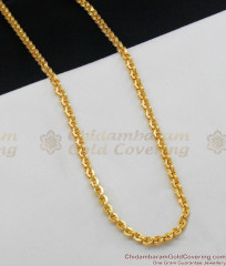 CGLM15 - 24 Inches Fast Selling South Indian Gold Plated Jewely Traditional Plain Wheat Chain CGLM15 - 24 Inches Fast Selling South Indian Gold Plated Jewely Traditional Plain Wheat Chain