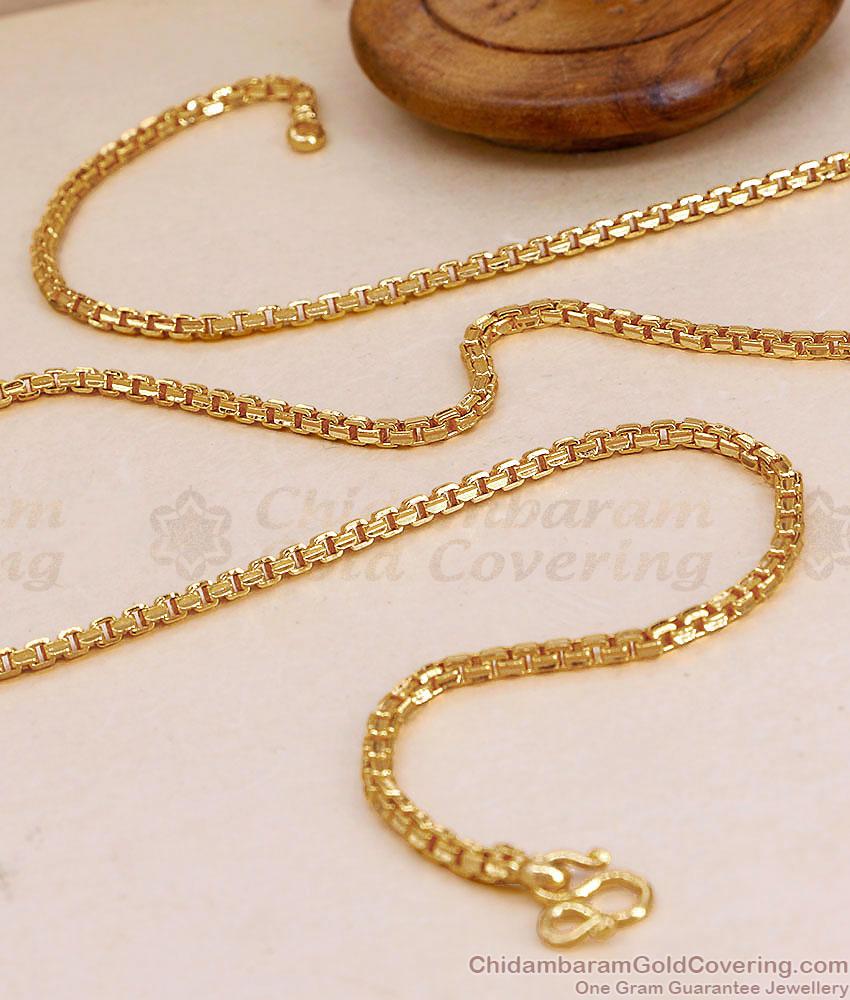 CGLM150 Latest One Gram Gold Round Box Link Chain Online CGLM150 Latest One Gram Gold Round Box Link Chain Online