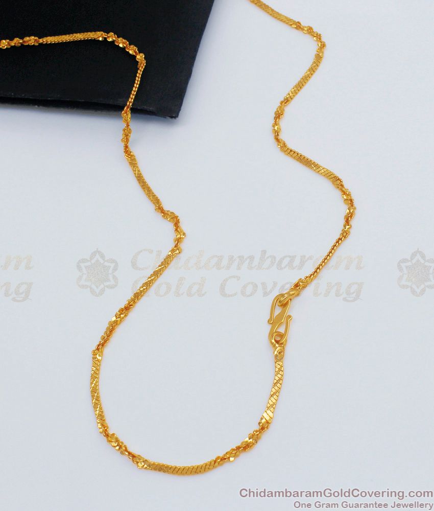 CGLM41 - 24 Inches Thin Daily Use South Indian Traditional Plain Chain