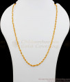 CGLM42 - 24 Inches Twisted Singapore Chain Designs Imitation Jewelry