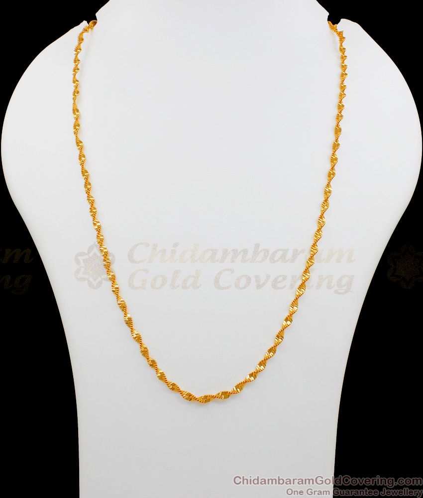CGLM42 - 24 Inches Twisted Singapore Chain Designs Imitation Jewelry CGLM42 - 24 Inches Twisted Singapore Chain Designs Imitation Jewelry