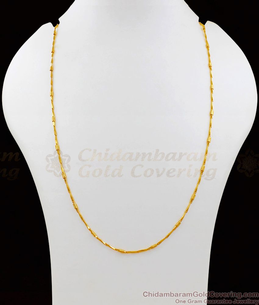 CGLM45 - 24 Inches Thin Daily Use South Indian Traditional Plain Chain