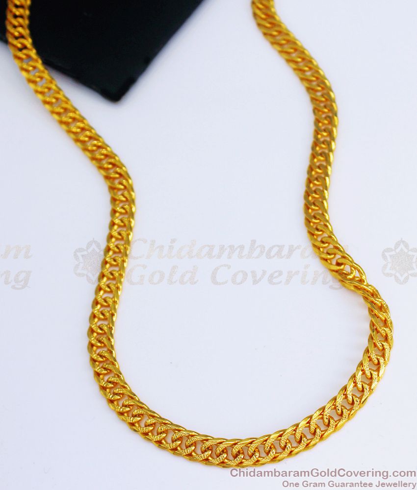 CGLM60 Cubic Link Gold Chain Daily Wear Mens Collections