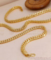 CGLM64 Thick Heavy Gold Imitation Sachin Chain For Men Party Wear