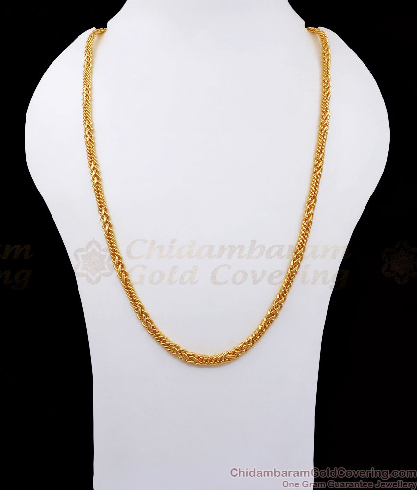 CGLM68 Buy Grand One Gram Gold Mens Chain Online Daily Wear