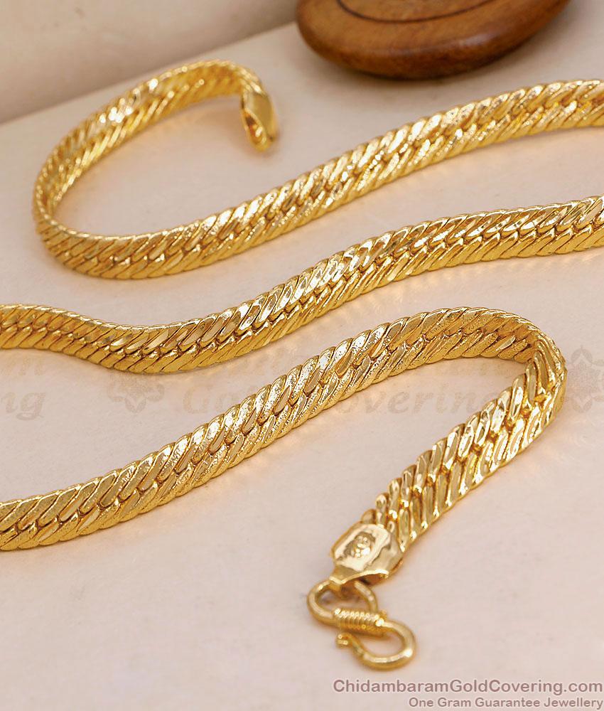 CGLM80 Heavy Designer Gold Plated Chain For Men Fashion
