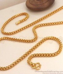 CGLM83 Latest Spiral Hollow Design One Gram Gold Chain For Daily Wear CGLM83 Latest Spiral Hollow Design One Gram Gold Chain For Daily Wear