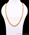 CHRT100 Beautiful Flower Design Thick Micro Gold Plated Chain For Marriage Function