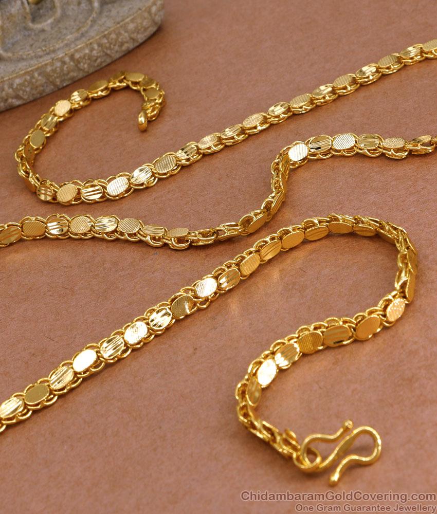 CHRT101-Lg 30 Inch Long Thick Oval Design Guaranteed Gold Chain Shop Online