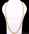 CHRT102-Lg 30 Inch Long Pure Gold Tone Floral Design Square Chain Design Online