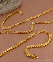 CHRT103-LG 30 Inch Long One Gram Gold Daily Wear Chain At Affordable Price CHRT103-LG 30 Inch Long One Gram Gold Daily Wear Chain At Affordable Price