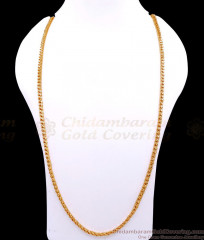 CHRT104-LG 30 Inch Long Heart Shaped Pure Gold Tone Chain For Regular Use CHRT104-LG 30 Inch Long Heart Shaped Pure Gold Tone Chain For Regular Use