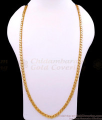 CHRT111-Lg 30 Inch Long Leaf Design Machine Cut Gold Chain Design Online