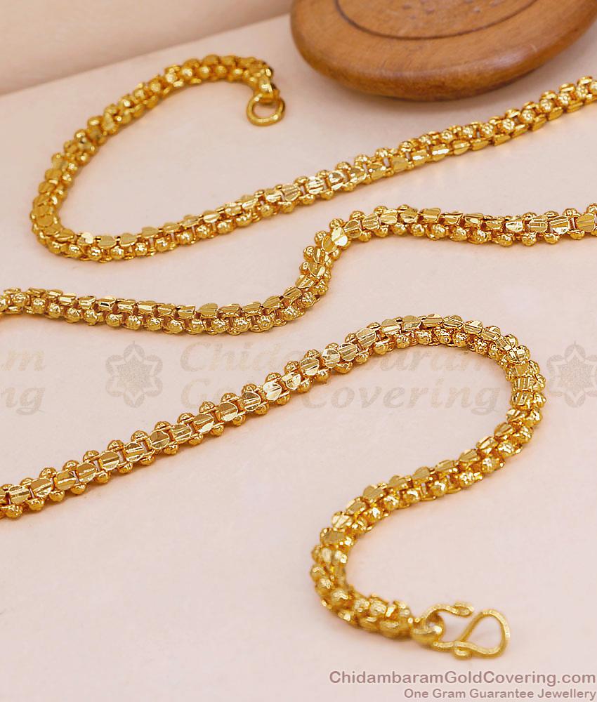 CHRT112 Premium Quality Heart Design Gold Imitation Chain Shop Online