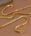 CHRT114 Regular Use Non Tarnish Gold PlatedWheat Link Chain CHRT114 Regular Use Non Tarnish Gold PlatedWheat Link Chain