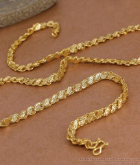 CHRT114 Regular Use Non Tarnish Gold PlatedWheat Link Chain CHRT114 Regular Use Non Tarnish Gold PlatedWheat Link Chain