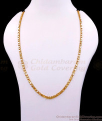 CHRT115 1 Gram Gold Plated Floral Link Chain Unisex Collections