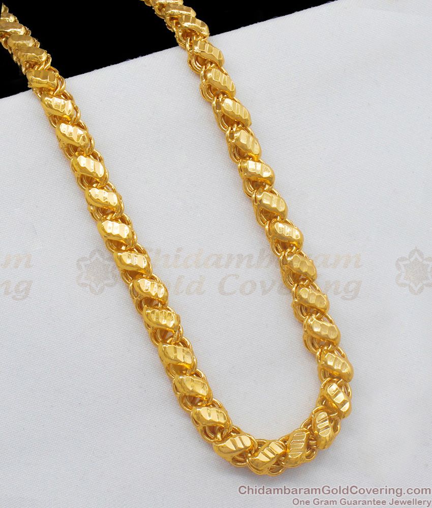 CHRT16 - Gold Plated Jewelry Sundari S Cut Design Chain