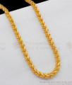 CHRT19-LG - 30 inches Gold Plated Jewelry Kerala Sundari Ball Design South Indian Chain