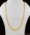 CHRT21-LG - 30 inches Gold Plated Leaf cut Oval Design Thick Chain Guarantee Jewelry