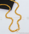 CHRT28-LG - 30 Inches Long Heart Cut Model One Gram Gold Thick Chain Latest Designs