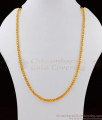 CHRT28 - Heart Cut Model One Gram Gold Thick Chain Latest Designs