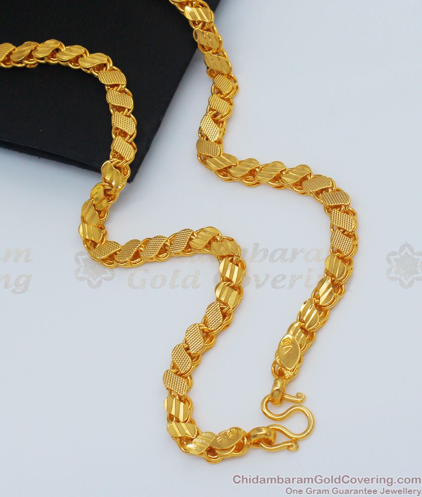 Buy New Model Regular Use One Gram Gold Chain for Men