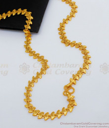 CHRT31 - New Arrivals Leaf Design One Gram Gold Chain Collections for Daily Use