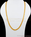 CHRT34 - Latest Oval Cut One Gram Gold Chain Design for Ladies