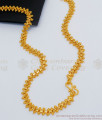 CHRT35-LG 30 Inches Long Artistic Daily Wear One Gram Gold Chain Design for Ladies