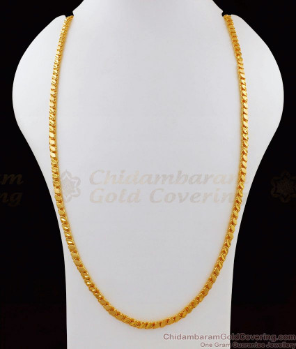 Buy 36 Inches Real Gold Pattern Thick Butterfly Design Guaranteed One Gram Gold  Chain Online