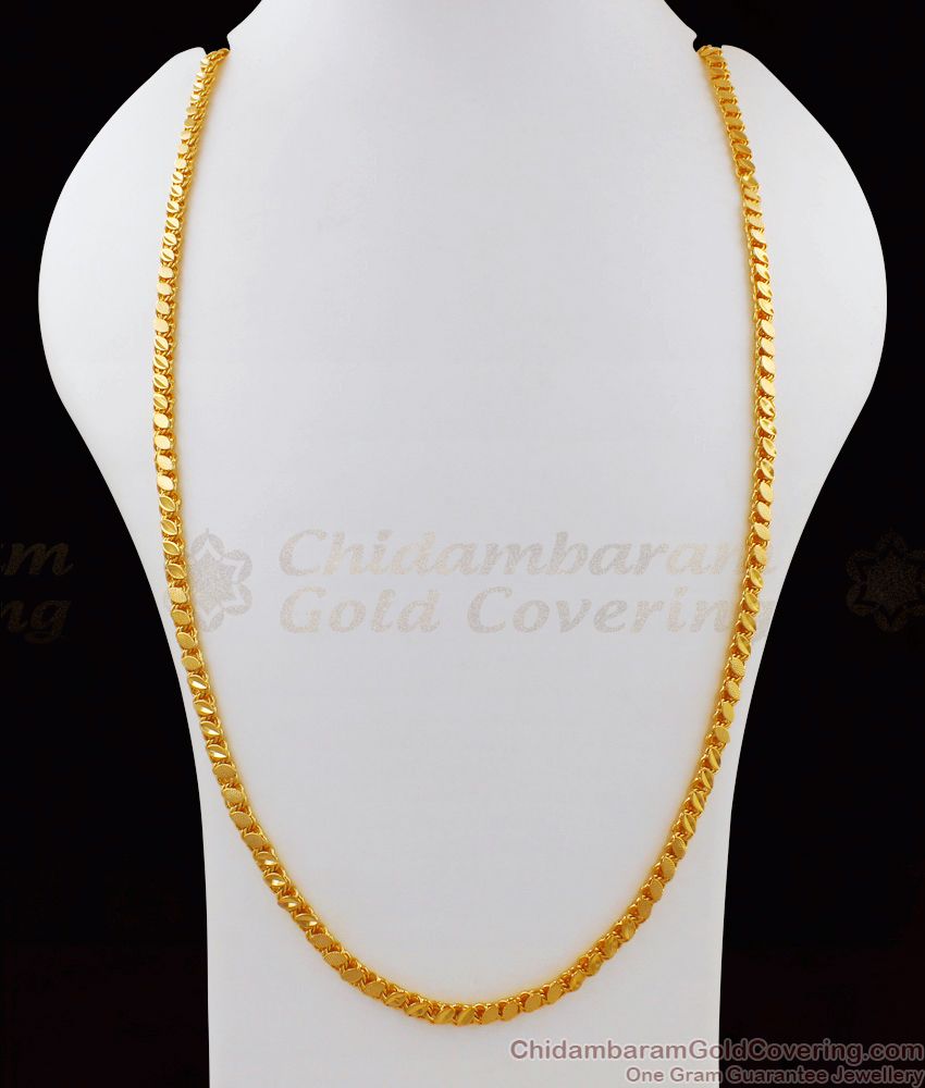 CHRT36-LG - 30 Inches Thick Gold Chain For Women S Cut Chain Gram Gold Mixed